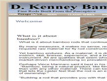 Tablet Screenshot of dkenneyflyrods.com